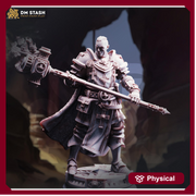 Heavy Plate Battle-Priest Harbinger | War Cleric Paladin | 5 Scales | DnD 5e Unpainted Resin - Only-Games