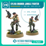 Sylvia Brando Jungle Fighter - Only-Games