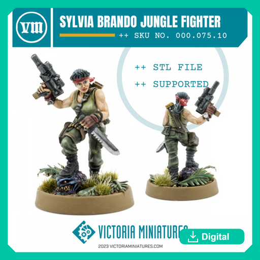 Sylvia Brando Jungle Fighter - Only-Games