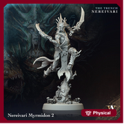 Triton Fighter, Sea Elf PC/NPC | Unpainted Resin Mini |28mm, 32mm,54mm,75mm,100mm Scale | Dungeons & Dragons 5e Pathfinder Archvillain Games - Only-Games