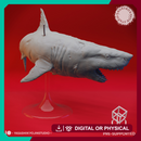 Great Wight Shark (Undead) - Tabletop Miniature (Pre-Supported)