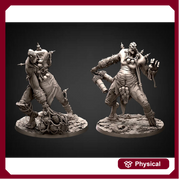 Hill Giant, Oger | 28mm & 32mm Scale | 90mm Tall (32mm scale)| Dungeons and Dragons | Pathfinder Oger | Daybreak Miniatures | Tabletop RPG | - Only-Games
