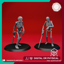 Undead Skeleton Swordsmen - Tabletop Miniature (Pre-Supported)