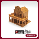 Bank - Time Warp - Printable Scenery Wargaming Terrain Scatter Western D&D, DnD