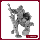 Helmed Paladin With Sword (32mm scale)