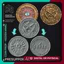 Mimic Coin - Prop -  PRESUPPORTED - Illustrated and Stats - 32mm scale