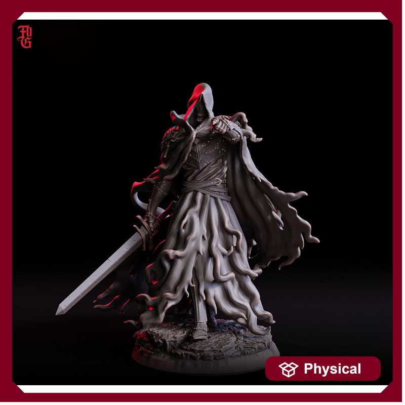 Wraith Undead, Demon Fiend, Resin Miniature | 28mm, 32mm,54mm, 75mm,100mm Scale  | Dungeons and Dragons D&D 5e Pathfinder | Flesh of Gods - Only-Games