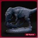 Acrocanthosaurus hunting Tenontosaurus 1-35 scale dinosaur