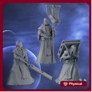 Retinue of piligrims