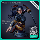 Wen - Warrior Bust - STL only