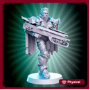 Nun Zary - Sci-fi soldier - 32mm - DnD