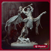 Vampire Lord Mutated Feral Spawn Miniature | 28mm,32mm,54mm Scales | Undead Dungeons & Dragons 5e | Pathfinder | DnD Figurine | RPG Proxy - Only-Games