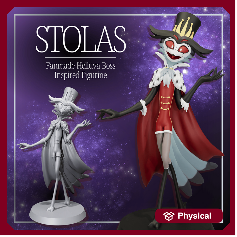 Stolas | Fanmade Helluva Boss Inspired 5" Figurine