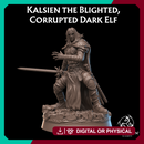 Kalsien the Blighted, Corrupted Dark Elf Swordsman