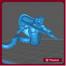 Yuan-Ti / Snake-man Warrior, Pose 2