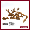 Hallowed Graveyard - Shadowfey Wilds Grave Yard Cemetery 15mm 20mm 28mm 32mm Wargaming Terrain D&D DnD