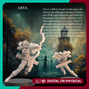 Archer Arya - Elven Archer Huntress Ranger - 32mm - Heroic scale
