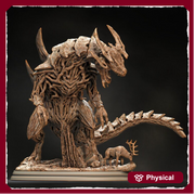 Forest Beast, Tarrasque D&D 5e | 28mm,32mm scales 145mm Long, 95mm Height | Resin Statue Figurine | Dungeons and Dragons | Pathfinder - Only-Games