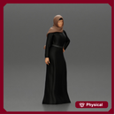 woman in Hijab Abaya Dress