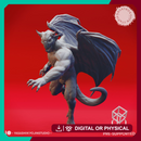 Charging Gargoyle - Tabletop Miniature (Pre-Supported)