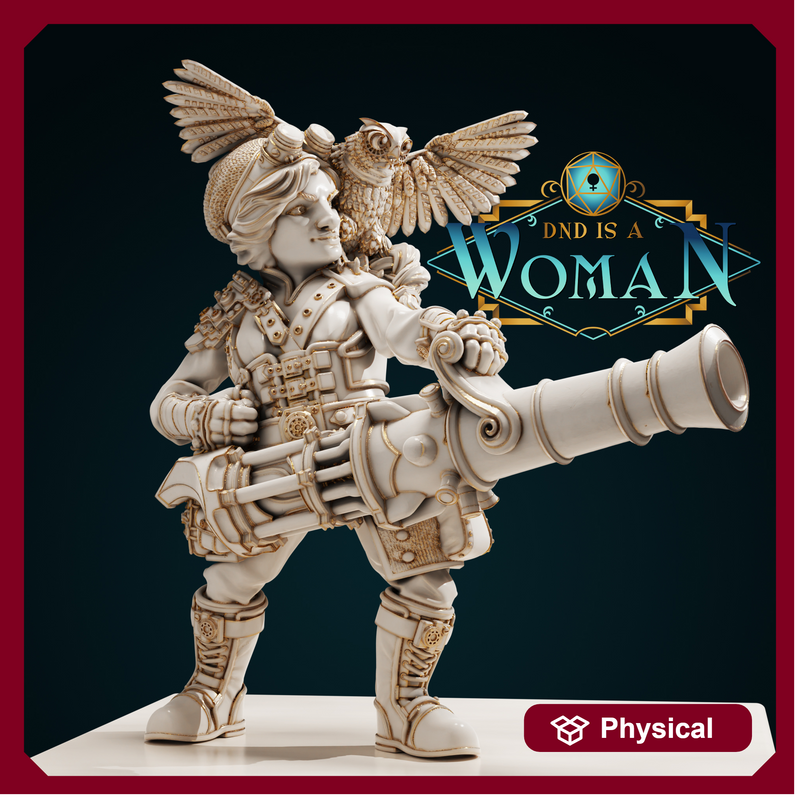 Dwarf Artificer - Hadelin Steamforge - 28mm / 32mm / 75mm - Only-Games