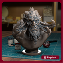 Rock Giant Bust - TytanTroll Miniatures