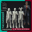 The Overseer - Boss Man - 3 models -  PRESUPPORTED - Illustrated and Stats - 32mm scale