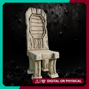 Chair 8 - Fantasy Furniture Prop STL, DnD & Wargaming Decor - Only-Games