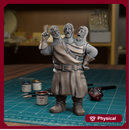 3 Headed Giant With No Sword - TytanTroll Miniatures - DnD - Fantasy