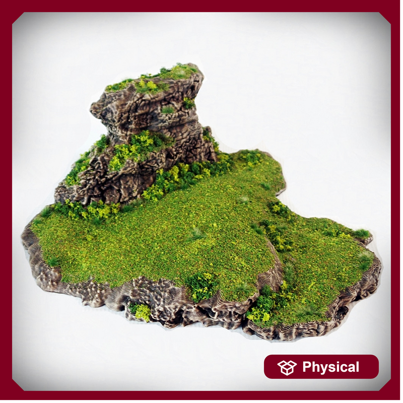 Ramp Spiral Outcropping: Dynamic Hills Terrain Set - Only-Games