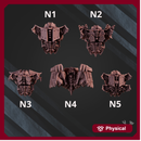 Nocturnal Backpacks Set x5