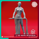 Drow High Priestess - Tabletop Miniature (Pre-Supported)