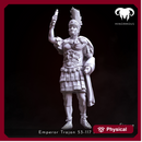 Figure - Roman Emperor Trajan 98 to 117 AD. From Soldier to Emperor!