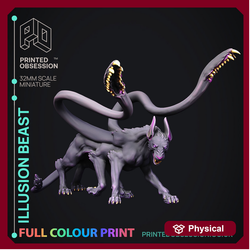 Illusion Beast - Were Folk - Pre-Coloured - 32mm scale - Only-Games