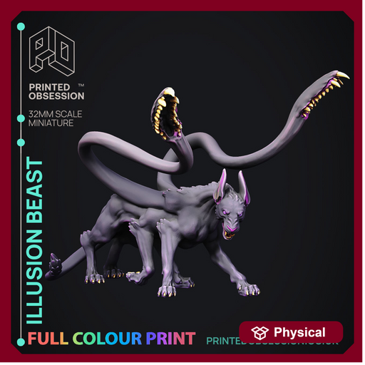 Illusion Beast - Were Folk - Pre-Coloured - 32mm scale - Only-Games