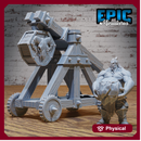 Orc Army Siege Catapult & Boulder Set