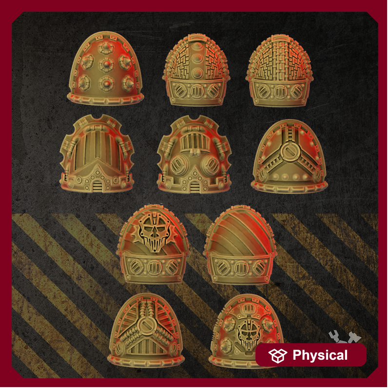 Full Metal Brotherhood Shoulder Pads Set x10 #1