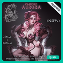 Vampire Aurora - Gothic PinUp Girl (NSFW) - STL only