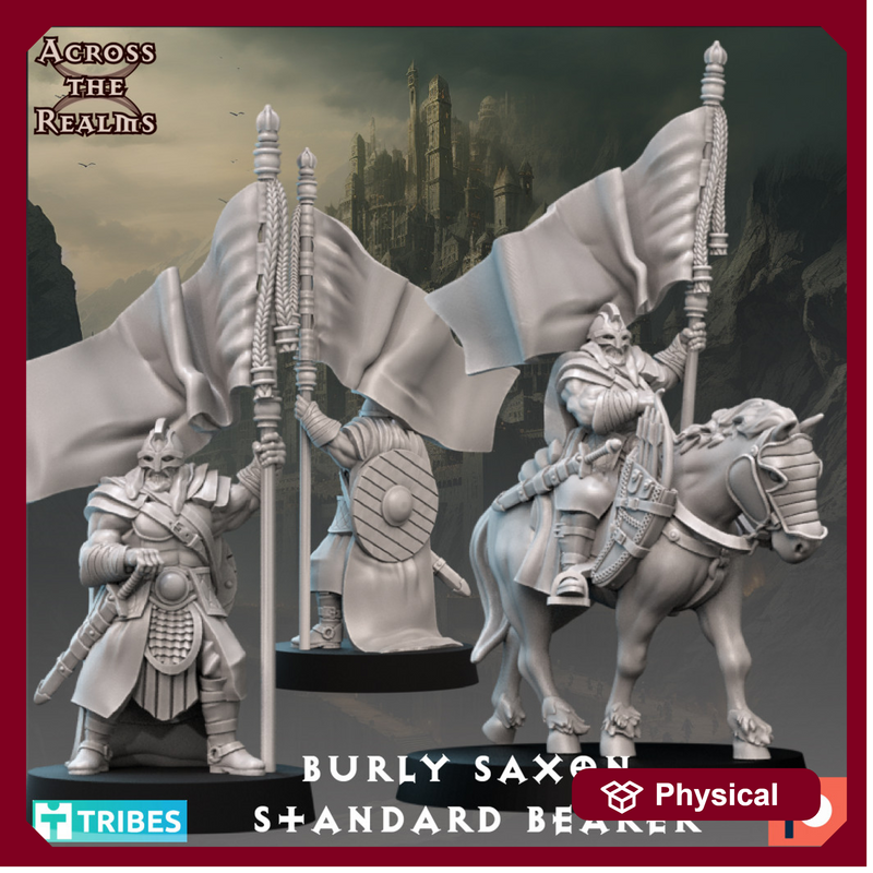 Burly Saxon Standard Bearer - Only-Games