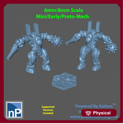 6mm/8mm Mini/Early/Proto-Mech, pack 1 - Only-Games