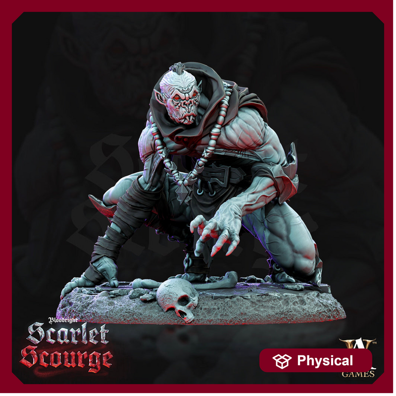 Undead Ghoul, Zombie  | 28mm, 32mm, 54mm, 75mm, 100mm Scale | Undead Dungeons and Dragons 5e Miniatures | Pathfinder | Archvillain games - Only-Games