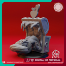 Mimic - Toothy Valentines Chest - Tabletop Miniature (Pre-Supported)