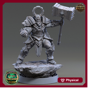 Oath of  Conquest Paladin, Cleric  | 28mm, 32mm, 54mm, 75mm Scales | 100mm Tall | Dungeons and Dragons | Pathfinder | Daybreak Miniatures - Only-Games