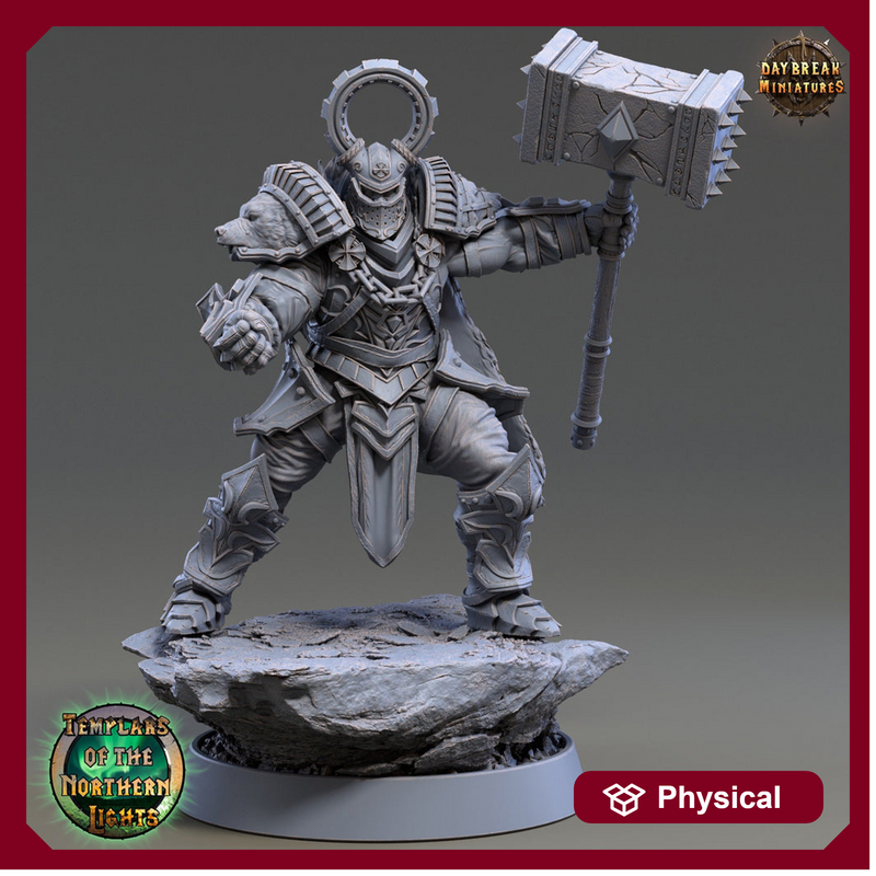 Oath of  Conquest Paladin, Cleric  | 28mm, 32mm, 54mm, 75mm Scales | 100mm Tall | Dungeons and Dragons | Pathfinder | Daybreak Miniatures - Only-Games