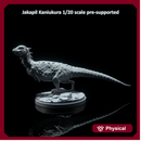 Jakapil Kaniukura crouching 1-20 scale dinosaur