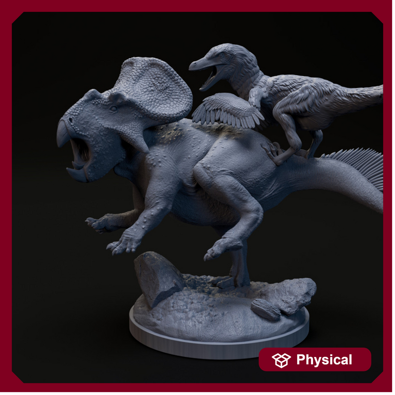 Protoceratops ambushed 1-20 scale dinosaur - Only-Games