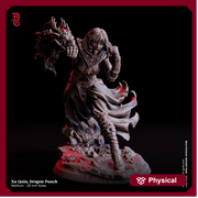 Female Human Monk Dragon Punch, Sorcerer, Psion PC NPC | 28mm, 32mm,54mm, 75mm, 100mm Scale Resin Mini | Dungeons and Dragons| Flesh of Gods - Only-Games