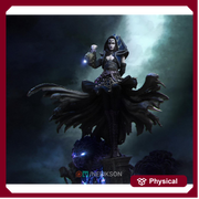 Human Female Hexblade Warlock, Wizard Conjurer PC /NPC Unpainted D&D| 5 Sizes/Scales| Pathfinder - Only-Games