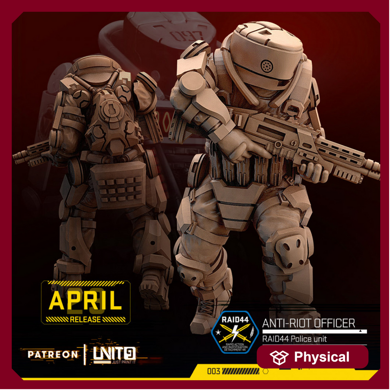 Cyberpunk - Anti-Riot Police Officer03 - RAID44 police unit