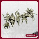 "Garrison of Andrade's Tower" - Castile Crown - 150 Ballads Castilla Oscura Knightly Retinue (34mm to the eye)